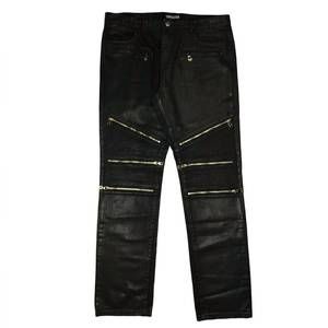 NEW EMBELLISH men's moto jean in black/gold